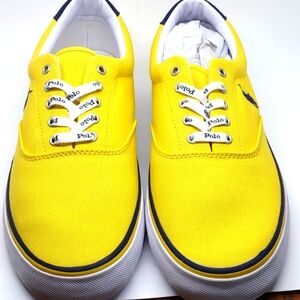 Polo Ralph Lauren size 11 and 1/2 Thornton canvas sneaker